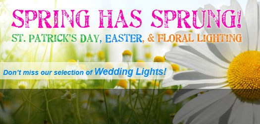 Lighting for your springtime events!