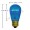 11S14 Sign Bulb Transparent Aqua