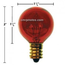 24V 5 WATT RED SPORTS ARENA GAME BULB - Pack (10 bulbs)