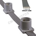 GREY 5 WIRE CHASING BELTLIGHT 