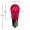 S6 6watt Transparent Red