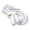 CROWN ROPE LIGHT 3 WIRE 1/2" 2FT FEMALE-FEMALE EXTENSION (5/BAG) - BAG