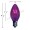7 watt C7 Transparent Purple
