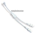 CROWN ROPE LIGHT 2 WIRE 1/2" "Y" EXTENSION (5/BAG) - Pack/5