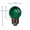 7 watt G12.5 Transparent Green