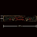 OUT OF STOCK---24'W SEASONS GREETINGS; BELLS & HOLLY - Set