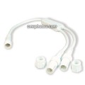 CROWN ROPE LIGHT 3 WIRE 1/2" 2FT 'Y' EXTENTION (5/BAG) - Pack/5