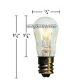 S6 6watt 240 volt Clear