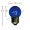 7.5 watt S11 Medium Base Transparent Blue