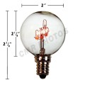 5W 16.5 CANDELABRA BASE BITSY BULB