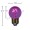7 watt G12.5 Transparent Fuchsia