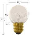 15 watt G16.5 Replacement Bulb