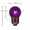 7 watt G12.5 Transparent Purple