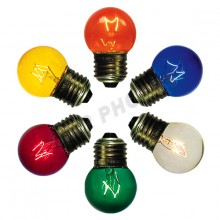 7.5 watt S11 Medium Base Transparent Color Options