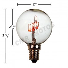 5W 16.5 CANDELABRA BASE BITSY BULB