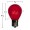 10 watt S11 Transparent Red