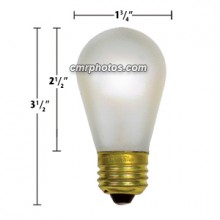 SPECIAL ORDER ITEM--11WT S14 CLEAR SAFETY COATED - Case(120bulbs)