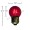 7.5 watt S11 Medium Base Transparent Red