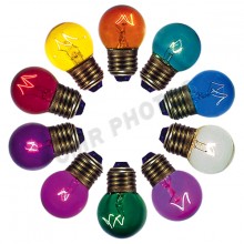 7watt G12.5 Transparent Color Options
