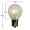 10 watt S11 Transparent Clear