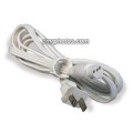 CROWN ROPE LIGHT 3 WIRE 1/2"6' STEADY BURN POWER CORD (5/BAG) - Pack/5