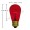 11S14 Sign Bulb Transparent Red